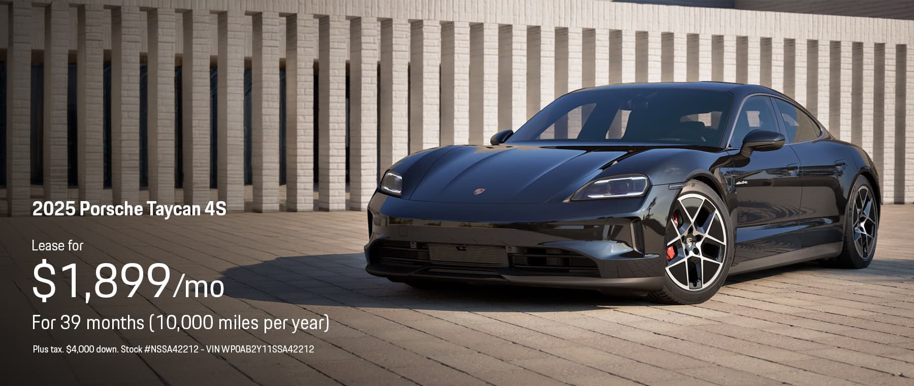 Porsche Taycan Lease Special